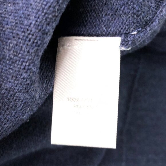 CJ Banks Womens Cardigan Sweater Size 2X Button Up Embellish Navy Blue Retro - Picture 7 of 13